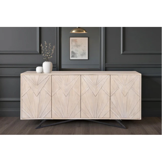 Komoda 45881 170cm Metropolitan Drevo Mango Bielené