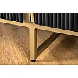 Komoda 46432 Gatsby 160cm Masív drevo Mango čierne