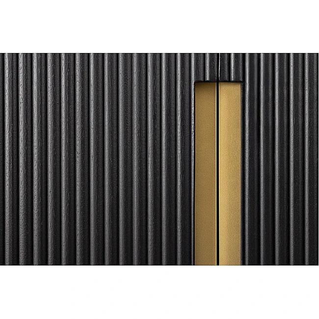 Komoda 46432 Gatsby 160cm Masív drevo Mango čierne