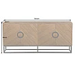 Komoda 46556 Grandezza 180cm Natural Orech dyha