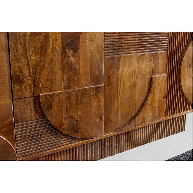 Komoda 46802 170cm Art Deco Drevo Mango Hnedé