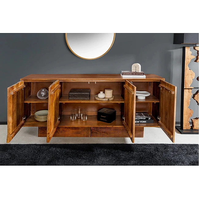 Komoda 46802 170cm Art Deco Drevo Mango Hnedé