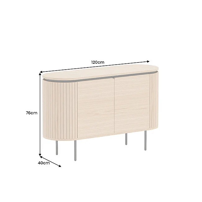 Komoda 47452 Atelier 120cm Natural Dub dyha