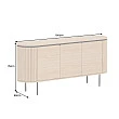 Komoda 47453 Atelier 160cm Natural Dub dyha
