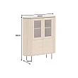 Komoda 47454 Atelier 120cm Natural Dub dyha