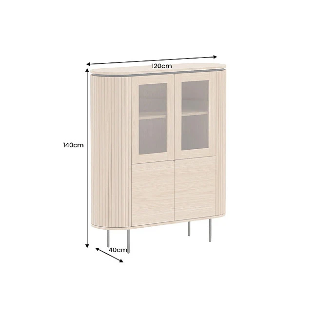 Komoda 47454 Atelier 120cm Natural Dub dyha