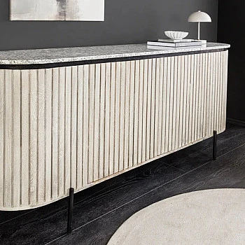Komoda 47694 Adlon 170cm Drevo Mango - Mramor