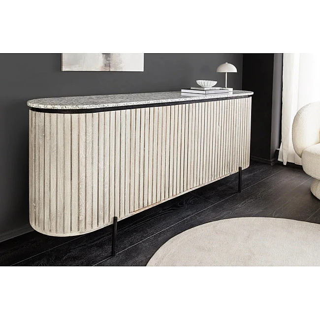 Komoda 47694 Adlon 170cm Drevo Mango - Mramor