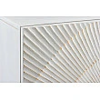 Komoda 48108 Bailey 100cm Drevo Mango Bielené