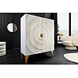 Komoda 48108 Bailey 100cm Drevo Mango Bielené