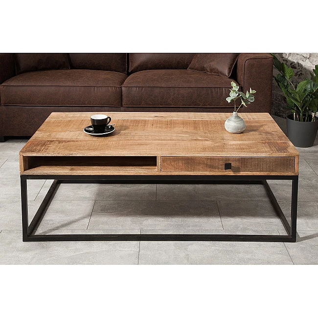 Konferenčný stôl 39293 100x60cm Drevo Mango - Skladom u nás v Žiline - 1Ks