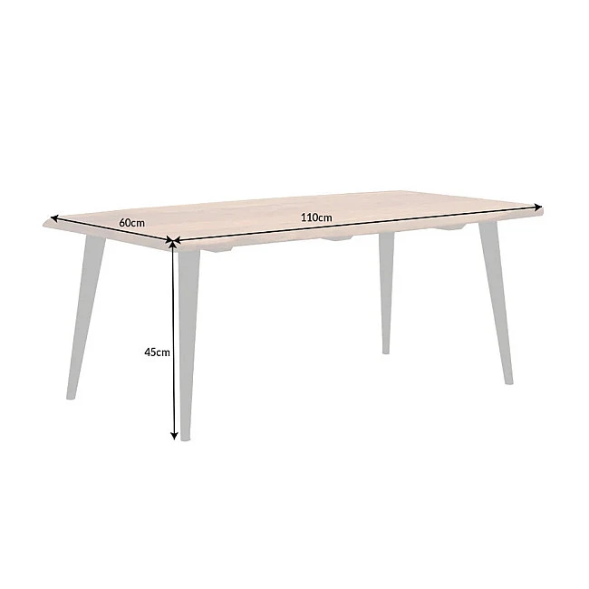 Konferenčný stôl Organic 39661 110x60cm Drevo Acacia