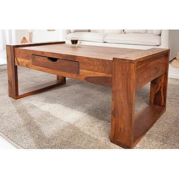 Konferenčný stôl 40279 100x50cm Drevo Palisander - Skladom u nás v Žiline - 1Ks