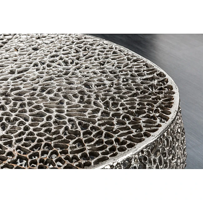 Konferenčný stôl 40286 80x80cm Aluminium Silver - Skladom u nás v Žiline - 1Ks