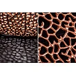 Konferenčný stôl 40287 80x80cm Aluminium Copper