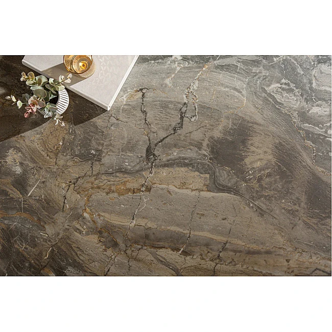Konferenčný stôl 40672 100x60cm Marble Look Ceramik Taupe