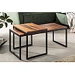 Konferenčný stôl 41069 100x40cm 2-set Drevo Palisander