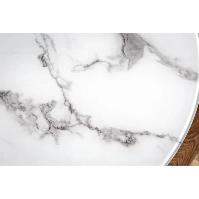 Konferenčný stôl 42160 Elegance Ø80cm Marble Look