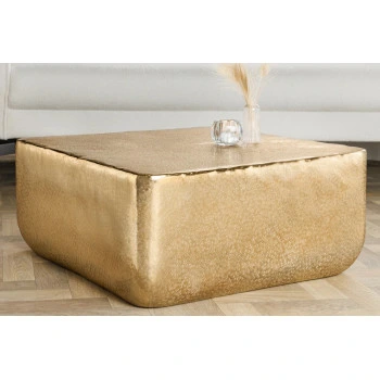 Konferenčný stôl 42732 UNIT 70x70cm Aluminium Gold