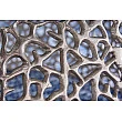 Konferenčný stôl Leaf 43229 Ø75cm Aluminium Silver