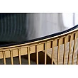 Konferenčný stôl Variation 43233 Ø80cm Gold