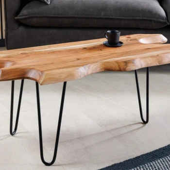 Konferenčný stôl Wild 43341 100x40cm Drevo Acacia