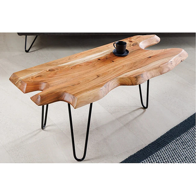 Konferenčný stôl Wild 43341 100x40cm Drevo Acacia