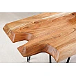 Konferenčný stôl Wild 43341 100x40cm Drevo Acacia