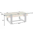 Konferenčný stôl Barracuda 43344 130x70cm Drevo Teak - Skladom u nás v Žiline - 1Ks