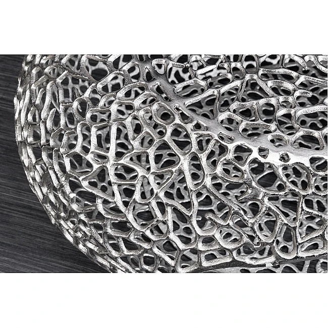Konferenčný stôl Organic 44148 120x66cm Aluminium Silver
