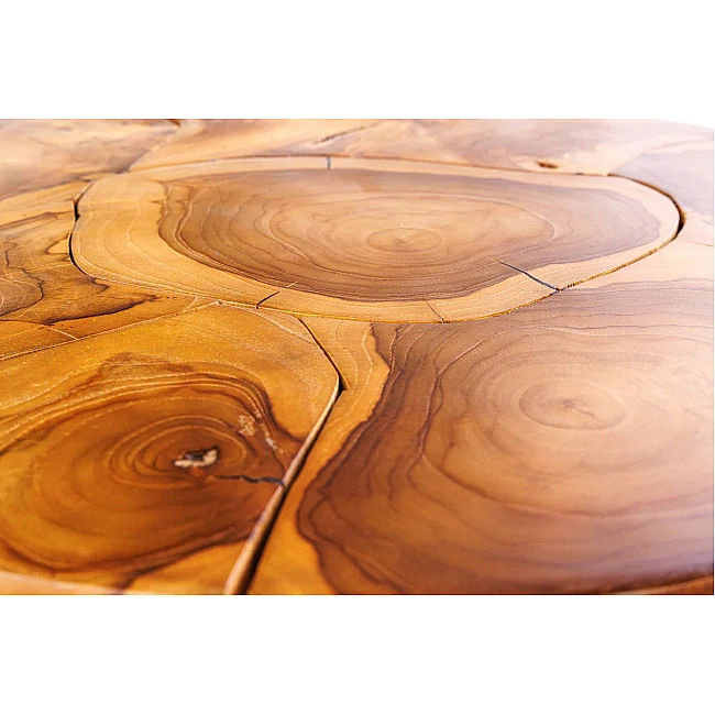 Konferenčný stôl Mosaik 44712 Ø60cm Drevo Teak