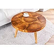 Konferenčný stôl Mosaik 44712 Ø60cm Drevo Teak