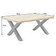 Konferenčný stôl Wild 45081 90x60cm Divoký dub fólia