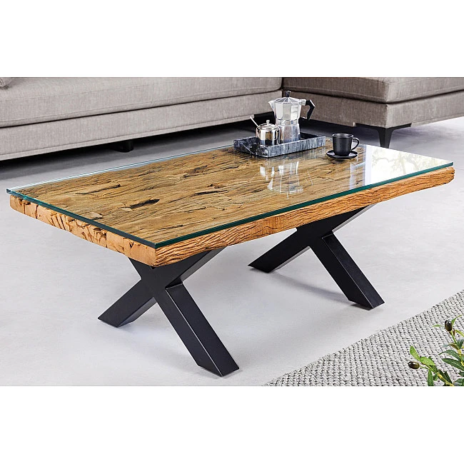 Konferenčný stôl Barracuda 45679 110x60cm Drevo Teak