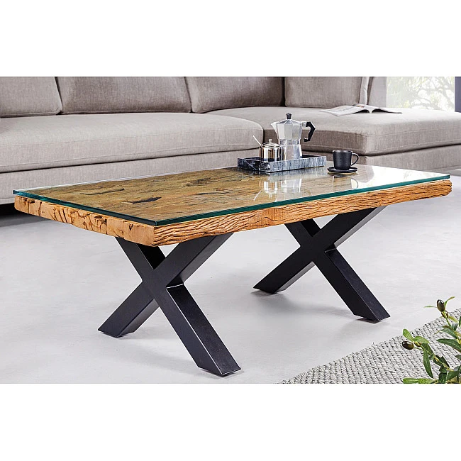 Konferenčný stôl Barracuda 45679 110x60cm Drevo Teak