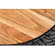 Konferenčný stôl Elements 45736 Ø70cm Drevo Acacia