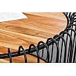 Konferenčný stôl Elements 45736 Ø70cm Drevo Acacia