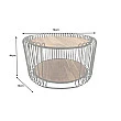 Konferenčný stôl Elements 45736 Ø70cm Drevo Acacia