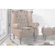Kreslo 19448 Chesterfield Antik hnedá