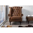 Kreslo 19448 Chesterfield Antik hnedá
