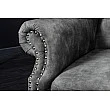 Kreslo 43520 Chesterfield Zamat šedá