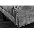 Kreslo 43520 Chesterfield Zamat šedá