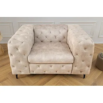 Kreslo 45985 Modern Barock Zamat Champagner