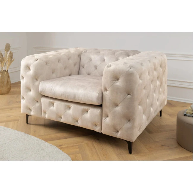 Kreslo 45985 Modern Barock Zamat Champagner