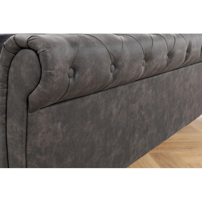 Posteľ 40605 160x200cm Kensington Microfaser Tmavošedá