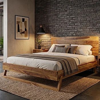 Posteľ 40710 Amazonas 180x200cm Masív drevo Palisander