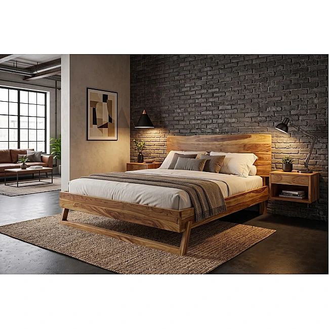 Posteľ 40710 Amazonas 180x200cm Masív drevo Palisander