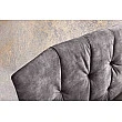 Posteľ 41669 160x200cm Boutique Zamat Tmavošedá