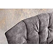 Posteľ 41670 180x200cm Boutique Zamat Tmavošedá