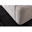 Posteľ 45332 Art Deco 180x200cm Bouclé Sivá + úložný prestor